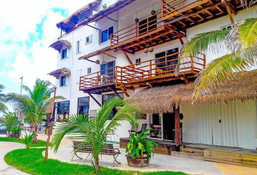 テラス付きスタンダードルーム, El Fuerte Beach Apartments