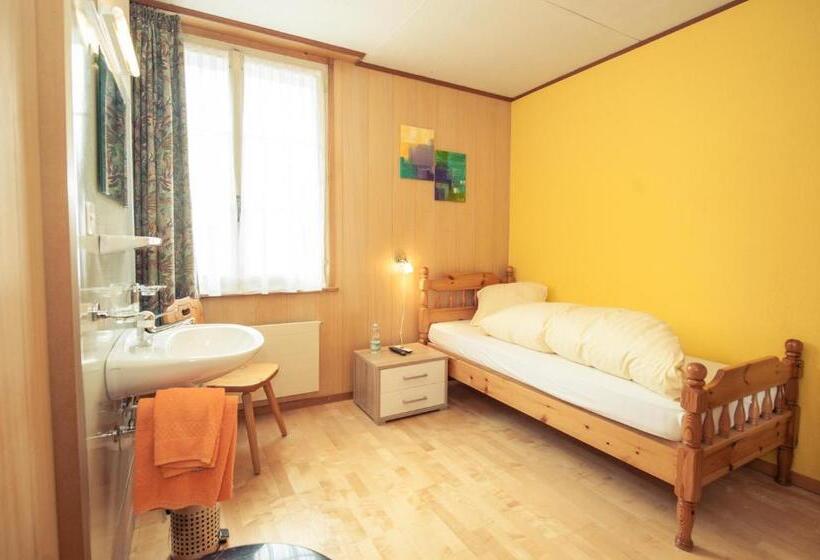标准单人间共用浴室, Gasthof Hirschen In Wilderswil