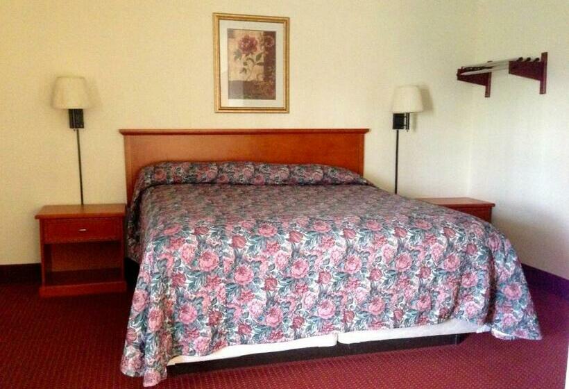 キングサイズベッドのスタンダードルーム, Crown Inn Motel Yorktown