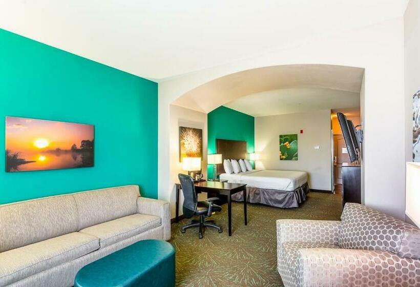 מיטת קינג בסוויטה, Baymont By Wyndham Andrews Tx