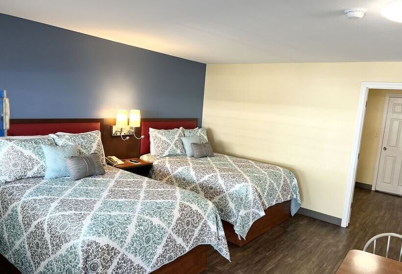 带2个双人床的标准工作室, Scarborough Beach Motel