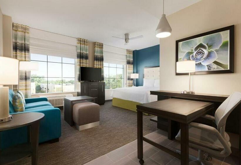 带大床的套房, Homewood Suites By Hilton Charlotte/southpark