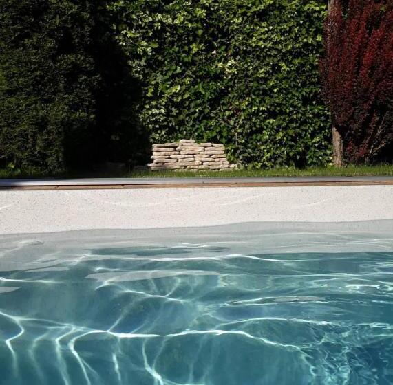 디럭스 룸 킹사이즈 침대, Canadian Style House With 3d Effect Pool