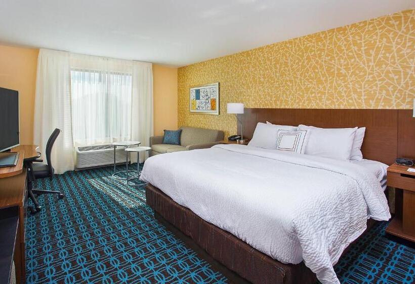 带大床的标准间, Fairfield Inn & Suites By Marriott Nashville Hendersonville