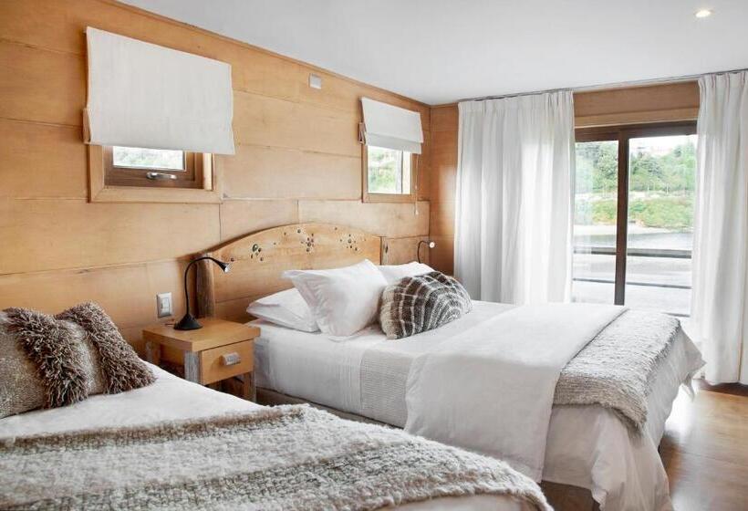 חדר סטנדרט נוף לים, Palafito 1326 Hotel Boutique Chiloé