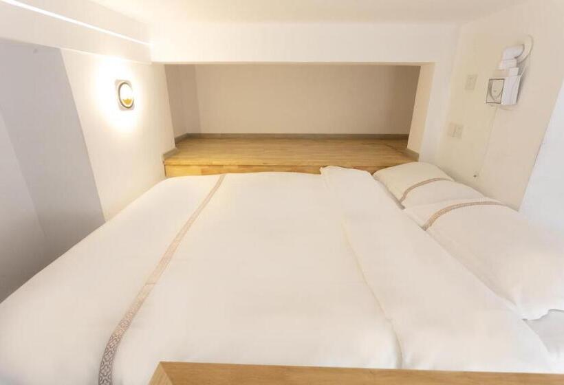 디럭스 룸 킹사이즈 침대, Jingxu Hotel Mentougou Shang An Subway Station