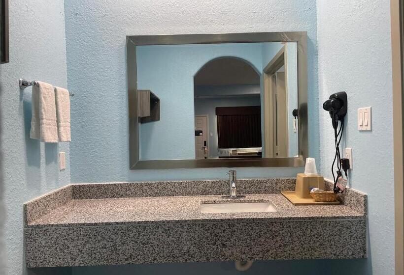 キングサイズベッドのスタンダードルーム, Super Stay Inn And Suites   Iah Airport