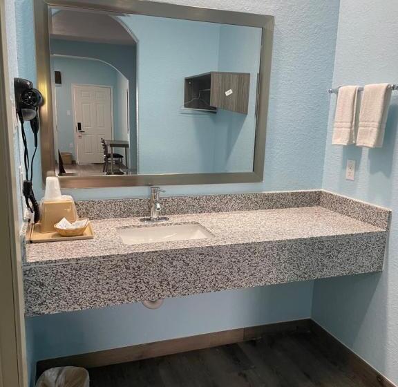 身障者適用キングサイズベッドルーム, Super Stay Inn And Suites   Iah Airport