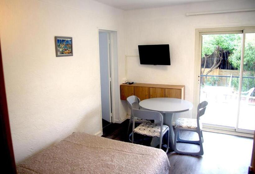 带1个卧室带花园景观的公寓, Motel Ascot   Hotel & Appartements