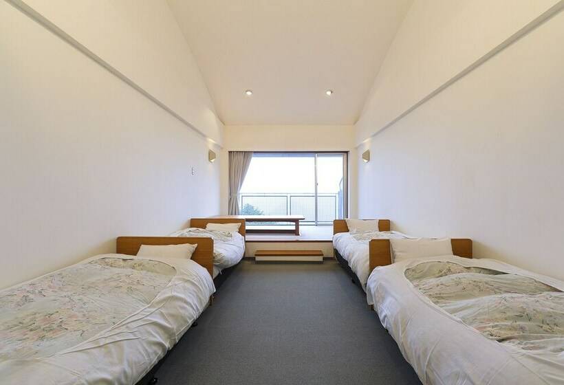 스탠다드 4인용 룸 공용 욕실, Terrace Resort Asago