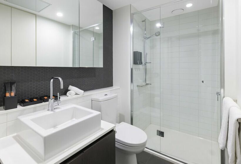 شقة غرفة نوم واحدة مزودة بشُرفة, The Jazz Corner Hotel Melbourne