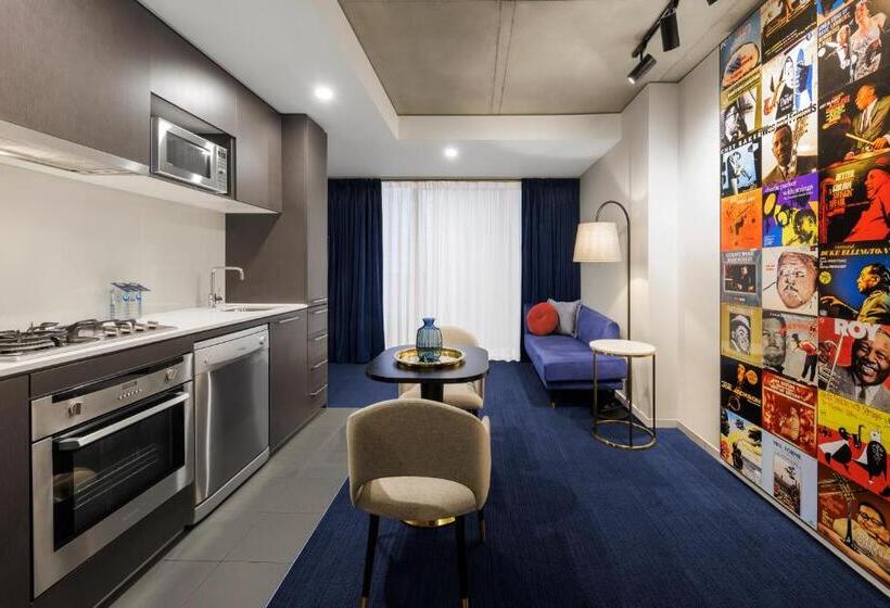 شقة غرفة واحدة, The Jazz Corner Hotel Melbourne