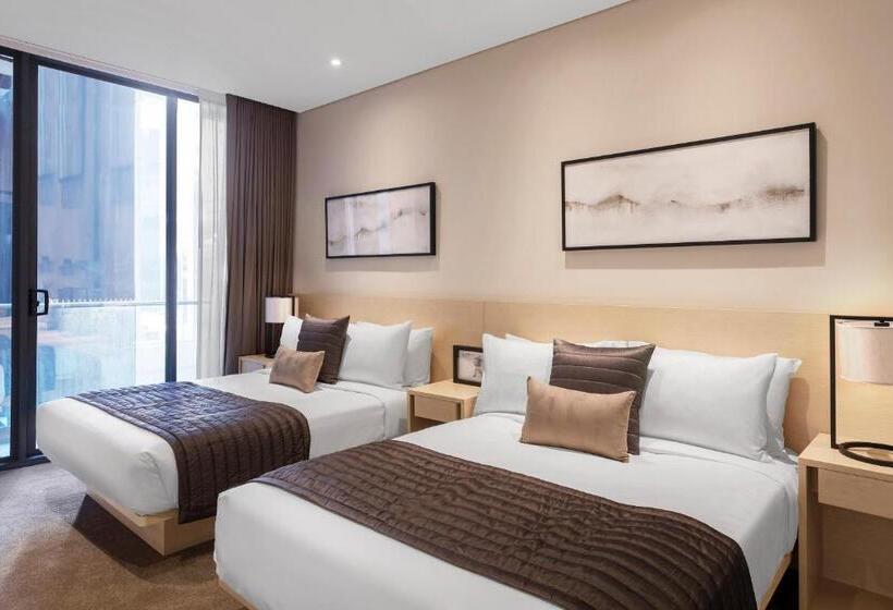 2 베드룸 이그제큐티브 스위트, Skye Hotel Suites Parramatta