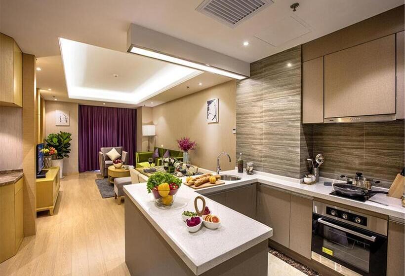 带1个卧室的公寓, Ariva Tianjin Zhongbei Hotel & Serviced Apartment