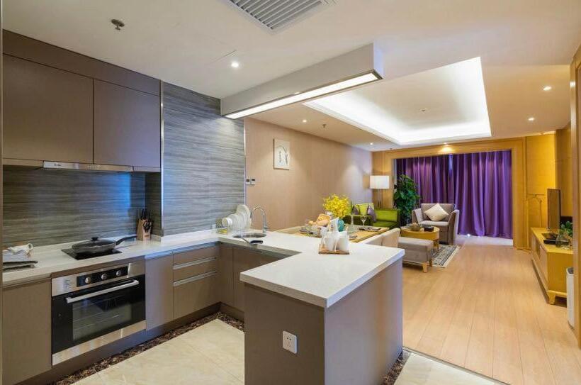 带2个卧室的公寓, Ariva Tianjin Zhongbei Hotel & Serviced Apartment