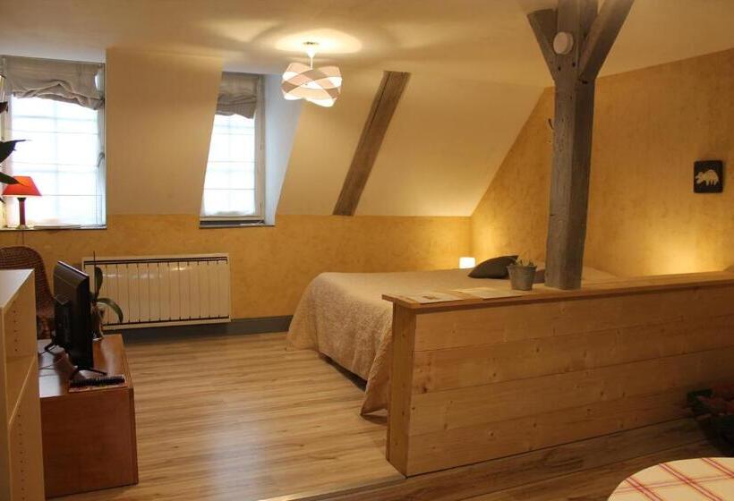 آپارتمان 1 خوابه با تراس, Côté Chambres