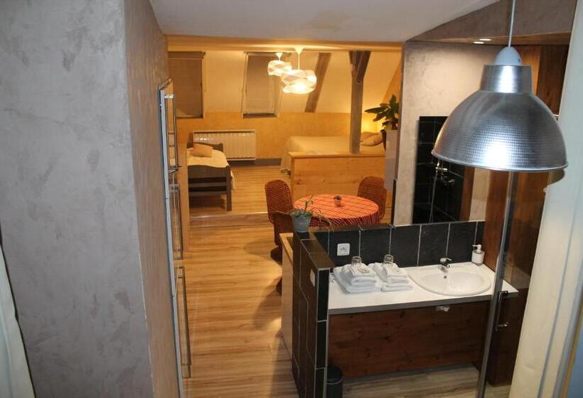 آپارتمان 1 خوابه با تراس, Côté Chambres