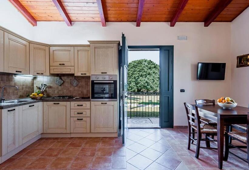 Апартаменты 1 Спальня Вид на Бассейн, Valleforno Country House Di Charme
