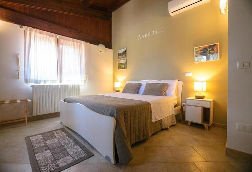 اتاق استاندارد با چشم‌انداز استخر, B&b Villa Adriana