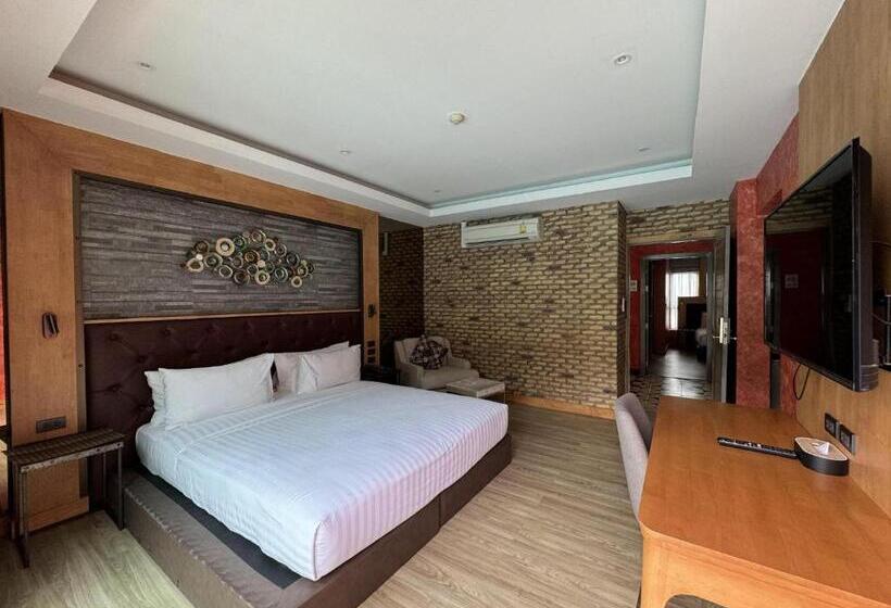 اتاق خانوادگی با چشم‌انداز دریا, La Isla Pranburi Beach Resort