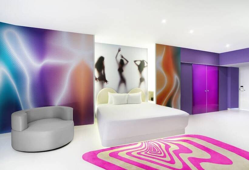 اتاق استاندارد با چشم‌انداز دریا, Temptation At The Tower Cancún Resort   All Inclusive   Adults Only