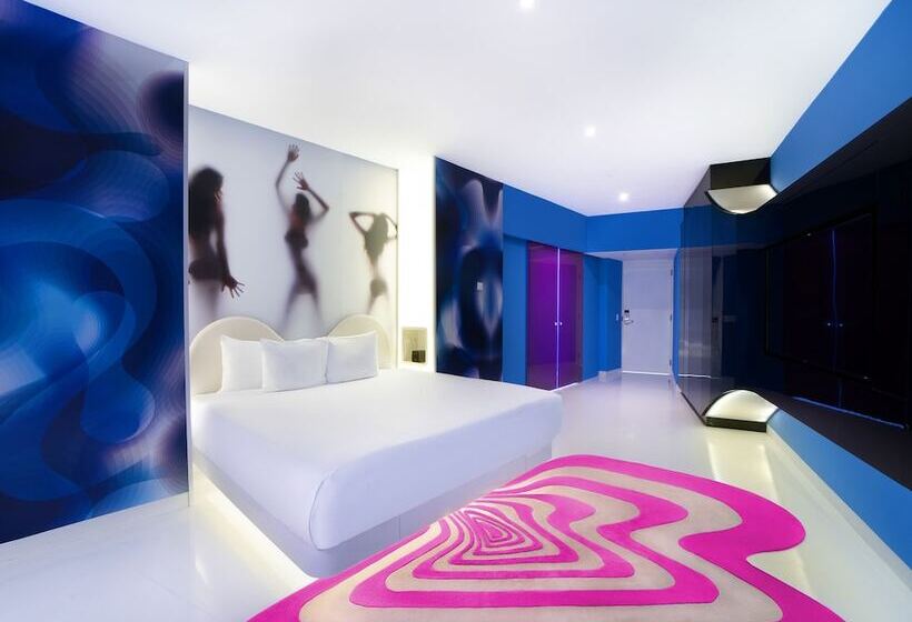 اتاق استاندارد با چشم‌انداز دریا, Temptation At The Tower Cancún Resort   All Inclusive   Adults Only