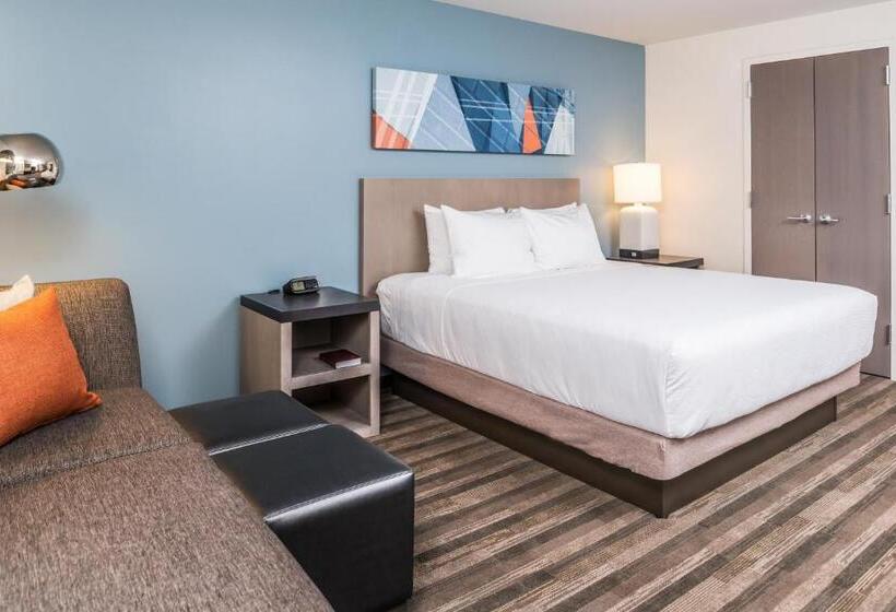 带大床的标准工作室, Hyatt House Raleigh/rdu/brier Creek