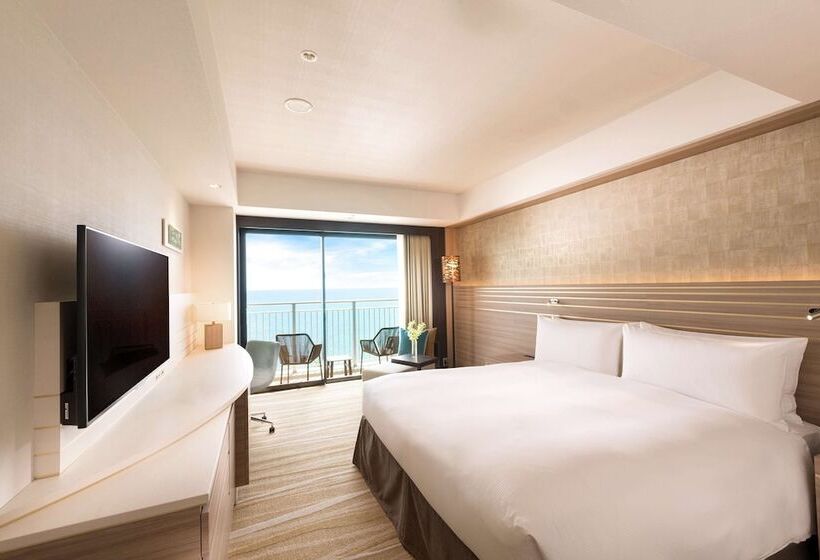 Номер Стандарт Двуспальная Кровать Вид на Море, Doubletree By Hilton Okinawa Chatan Resort