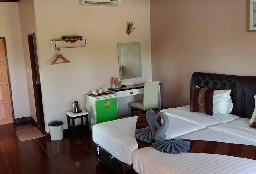 풀장 전망 디럭스 룸, Naris Phuview Resort