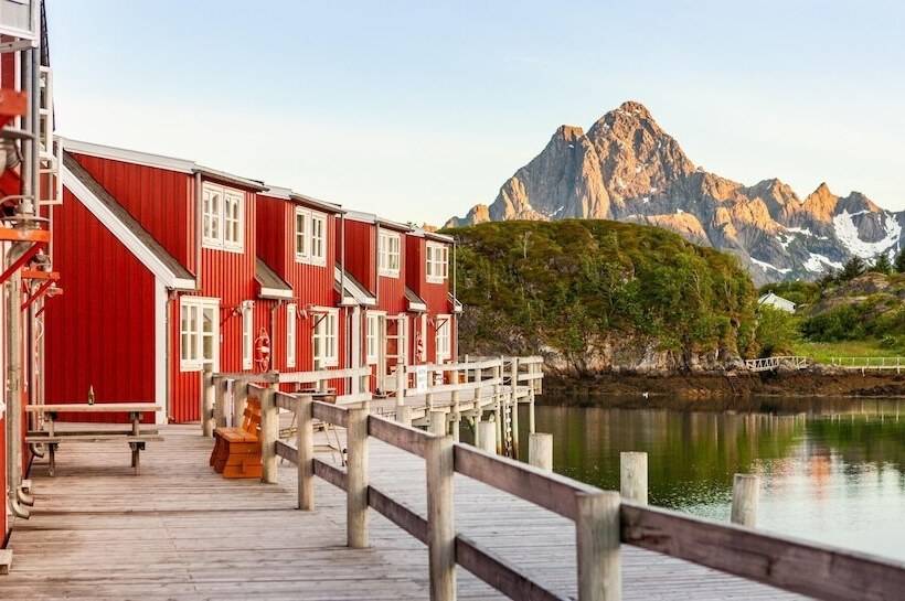 Хижина, Nyvågar Rorbuhotell    By Classic Norway Hotels