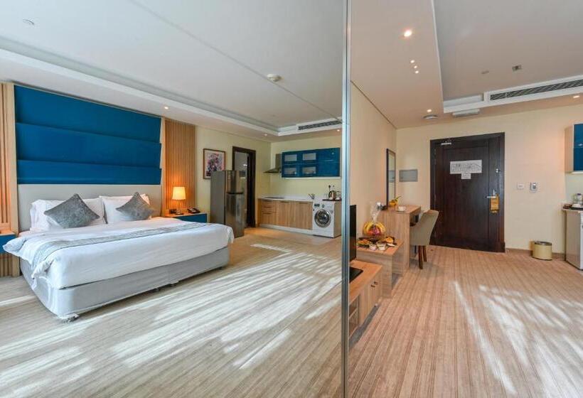 استودیو استاندارد با چشم‌انداز باغ, Al Mansour Suites