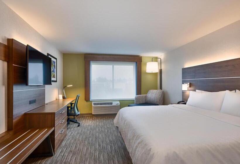 适合残疾人士使用的带超级大床的标准间, Holiday Inn Express & Suites Salem North   Keizer, An Ihg