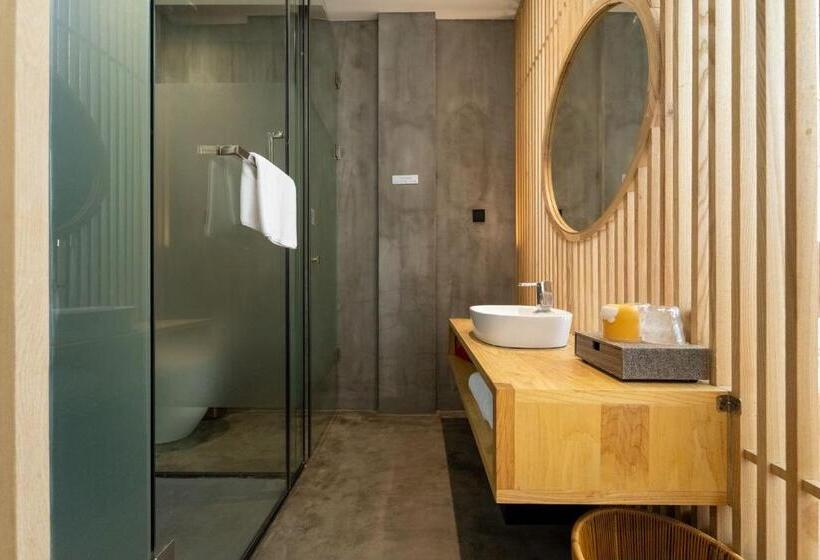 패밀리 룸 가든 전망, Lin Yin Art Hotel Shanghai（pudong Airport）