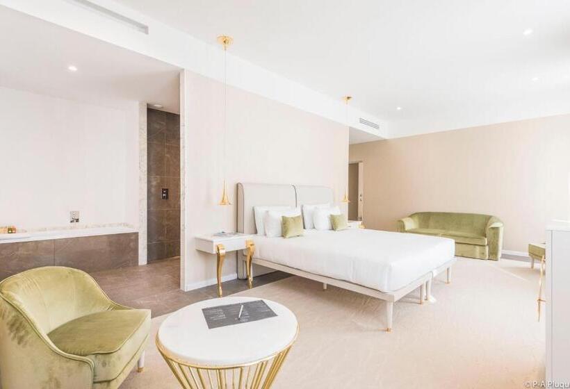 Junior suite with river view, Boscolo Lyon Hotel & Spa