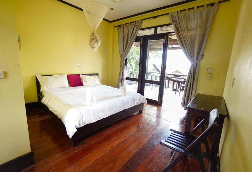 اتاق استاندارد با چشم‌انداز باغ, Mr Tho S Bungalows
