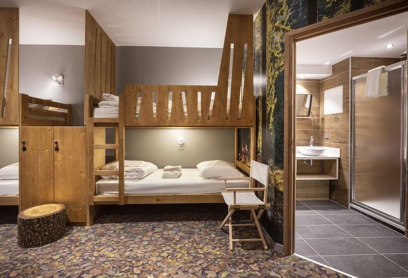 تختخواب در اتاق مشترک, Base Camp Lodge   Bourg Saint Maurice