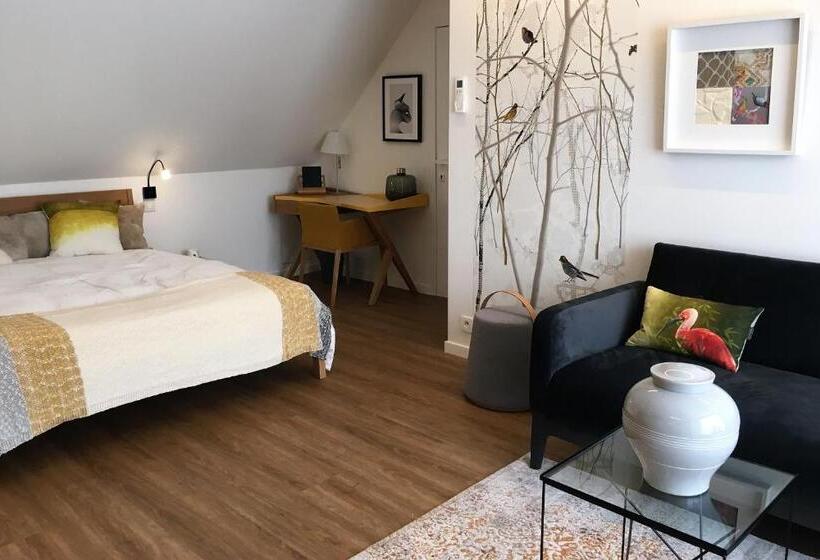 带1个卧室带花园景观的公寓, Akemi B&b