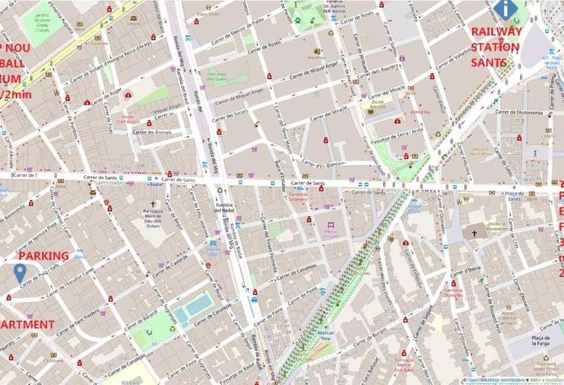 Апартаменты 1 Спальня, Camp Nou & Fira Business Lofts