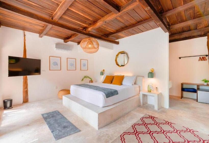 Deluxe-huone King-vuode, Azulea Bacalar Hotel & Spa   Lagoon Front