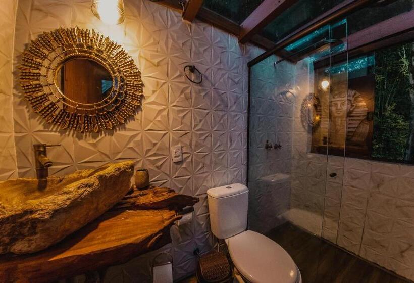 1 베드룸 수피리어 스위트, Pousada Jardim Do Buda   Café E Piscina