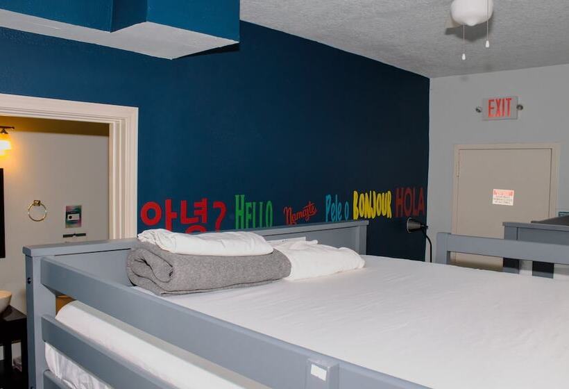 تختخواب در اتاق مشترک, Wanderstay Houston Hostel