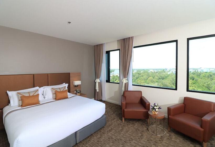 스탠다드 룸 킹사이즈 침대, Grand Fortune Hotel Nakhon Si Thammarat
