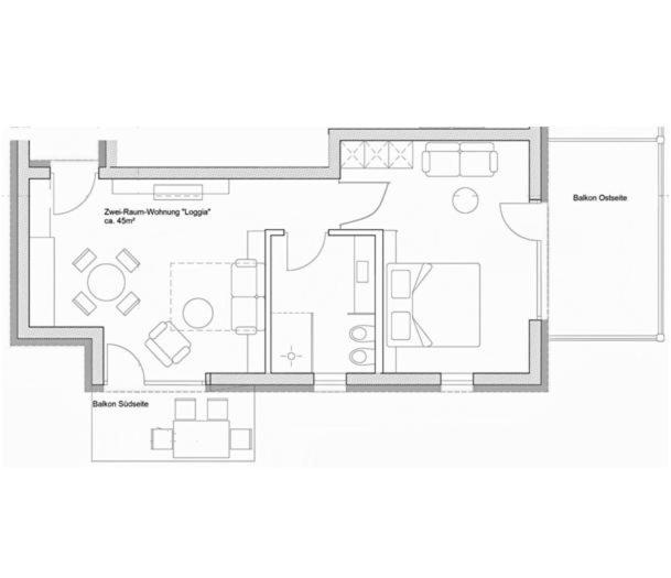 جناح مطلّ علي حمام السباحة, Brühl Suites&residence