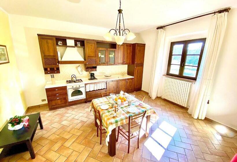 带1个卧室带花园景观的公寓, Agriturismo L'antica Quercia