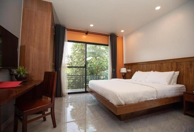 اتاق استاندارد با بالکن, Siem Reap Homesteading