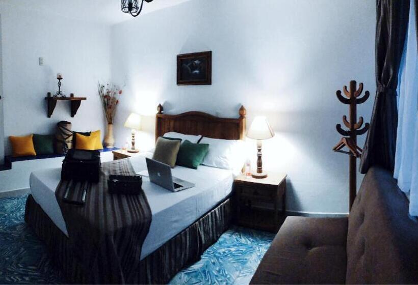 غرفة قياسية مطلّة علي الحديقة, Hostal Plaza Central