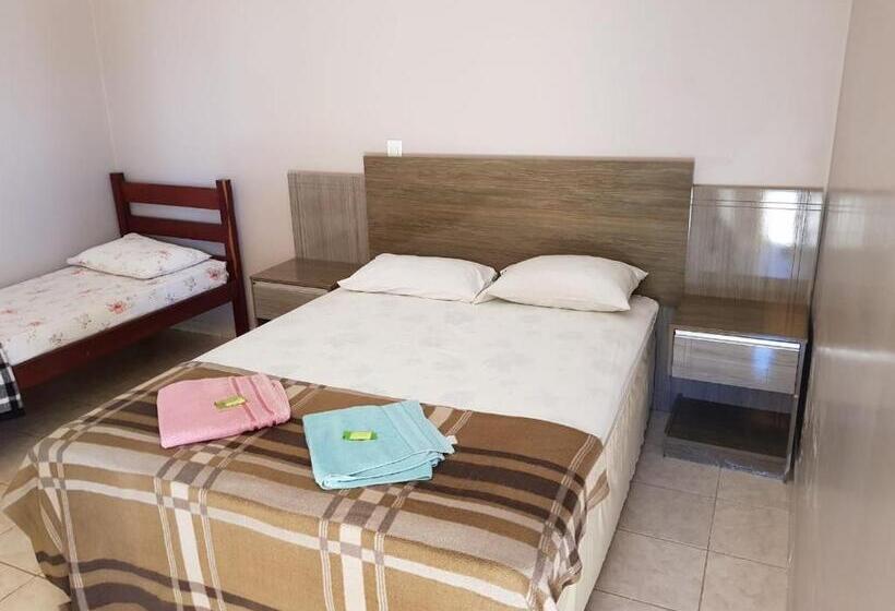 اتاق استاندارد سه نفره, Camping Clube E Pousada Novilha De Ouro