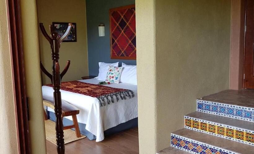 キングサイズベッドのデラックスルーム, Casa Arcoiris Zihuatanejo B&b