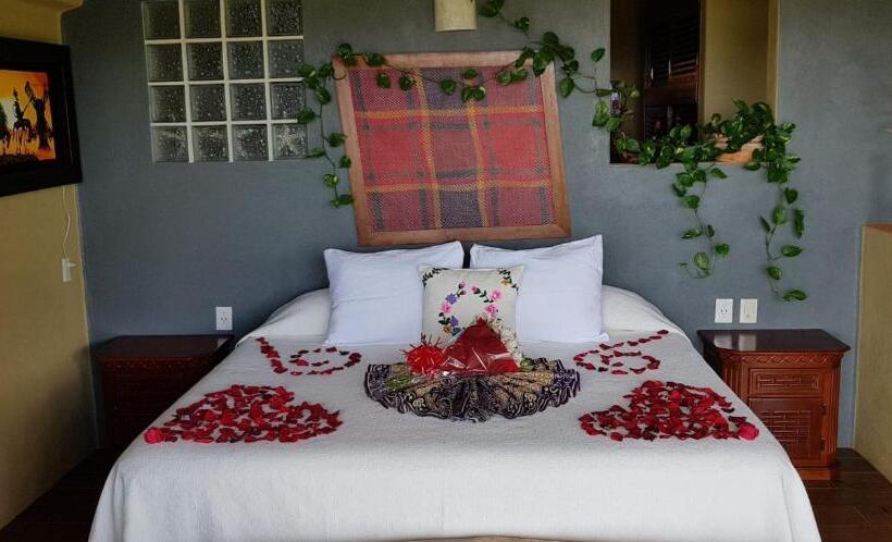 キングサイズベッドのスタンダードルーム, Casa Arcoiris Zihuatanejo B&b
