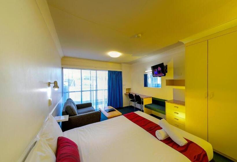 스탠다드 싱글 룸 퀸 침대, Aspley Motor Inn